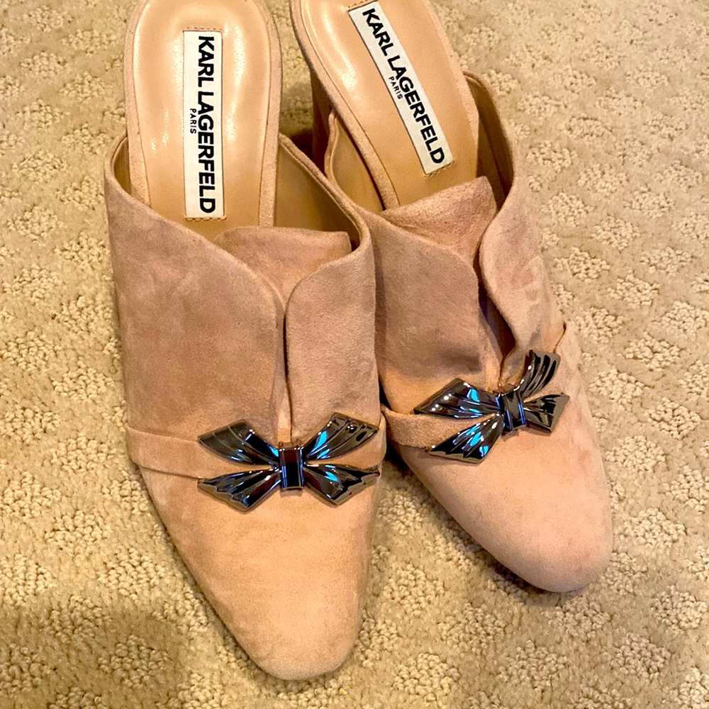 Karl lagerfeld pumps beige brand new 7